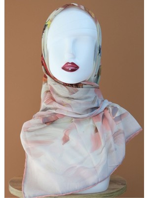 Sinem Monalisa Hibrit Dijital Natıral Eşarp Yavru Ağzı