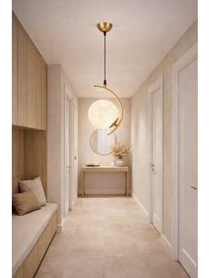 Esslight Flora Tekli Eskitme Sarkıt 3 Boyutlu Başlık Antre Hol Avize