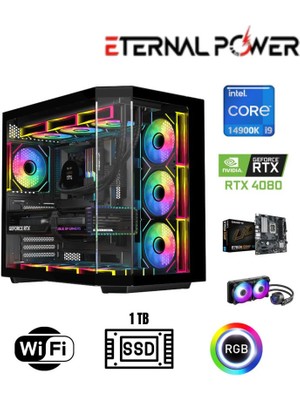 Eternal Power I9 14900K Rtx 4080 Gaming Pc | 16GB Ddr5 | 1tb Nvme | 750W | 240MM Sıvı Soğutma