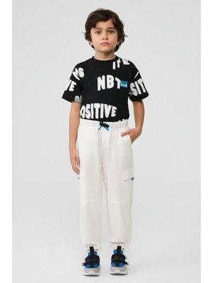 NBT Jeans Bg Store Erkek Çocuk Beyaz Pantolon