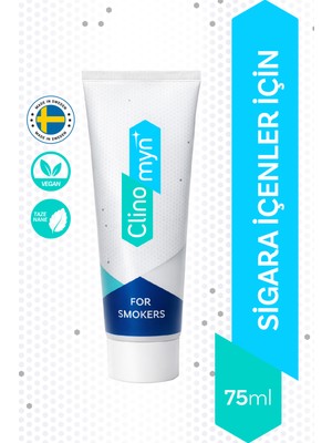 Clinomyn Smokers Sigara İçenler için Diş Beyazlatan  75 Ml Diş Macunu