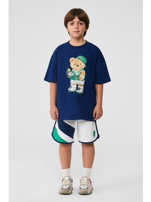 NBT Jeans Bg Store Erkek Çocuk Lacivert Tshirt