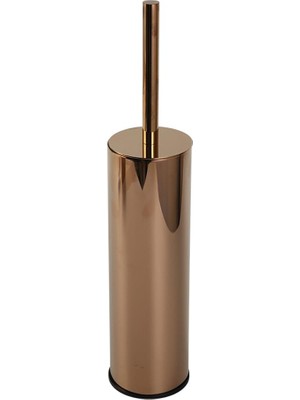 Kobos Yuvarlak Tuvalet Fırçalığı Yerden Bakır KBW-811RS