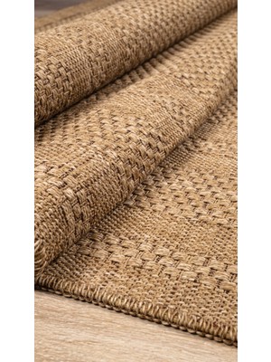 Santiva Home Naturel Sisal Jüt Hasır Bej Halı Yıkanabilir Kaymaz Salon Oturma Çocuk Odası Yolluk