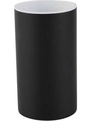 Kobos Tezgah Üstü Yuvarlak Diş Fırçalık Mat Siyah KBW-631MB