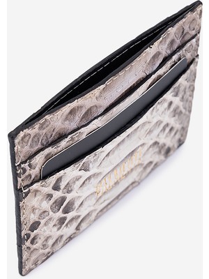 Valmenti Unisex Hakiki Deri Beyaz Piton Kartlık 1148 062 Krtlk SK25-26 Beyaz Pıton