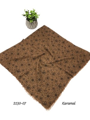 Sedef Kampanyalı Flamlı Pamuk Eşarp