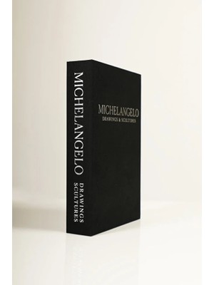 Kumaş Kaplı Michelangelo  Dekoratif Kitap Kutu