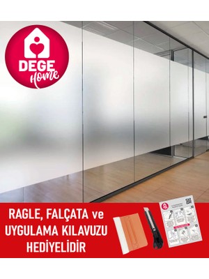 Dege Home Buzlu Cam Filmi - Yapışkanlı Folyo 90 x 300  cm