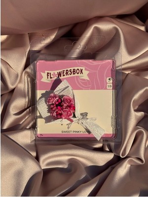 Sweet Pınky Love Mini Buket | No 1 | Hotflowers Özel Tasarım | Solmayan Çiçek Koleksiyonu