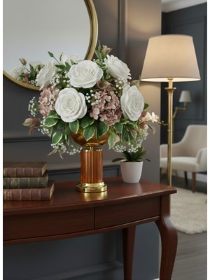 Elista Kristal Saksı Vazo / Çiçeklik / Anahtarlık 45 x 35 cm