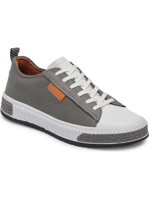 Tergan Beyaz Hakiki Deri Erkek Sneaker - E25I1AY57183-K02