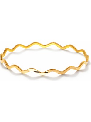 Altın Anne Zikzak Ajda Bilezik 22 Ayar 12 GR