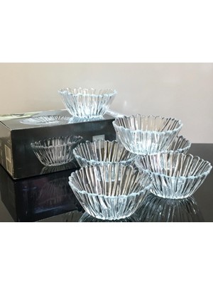 PremiumPort Şeffaf Kase 14 Cm, 6'lı Set, Dayanıklı, Şık ve Kullanışlı Ürün