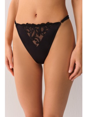 Suwen Flower Glam Dantelli String Külot