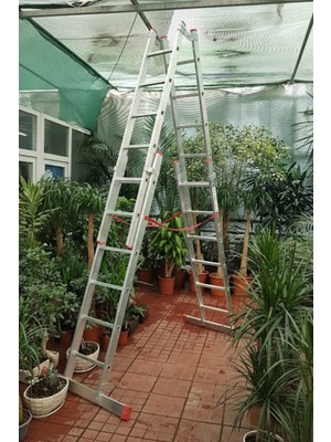 A Tipi Çift Sürgülü Merdiven 5.40 Metre 4X10 Basamaklı (ATCSM.03)