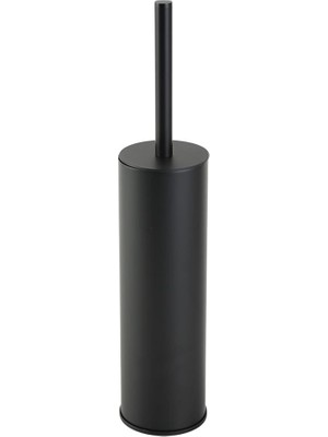 Kobos Yuvarlak Tuvalet Fırçalığı Yerden Mat Siyah KBW-811MB