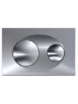 E.C.A Serel Gömme Rezervuar Kumanda Paneli  P400120 Parlak Krom Panel(Metal Kaplama)