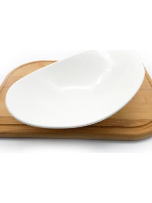 PremiumPort Stream Organik Salata Kasesi 27X19 cm 750 Cc, Şık ve Kullanışlı Tasarım