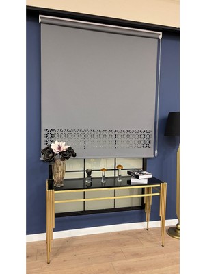 Volper Mekanik Lzr2001 Lazer Kesim Antrasit Renk Stor Perde