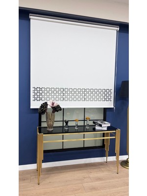 Volper Mekanik Volper LZR20 Lazer Kesim Zebra ve Stor Perde Beyaz 100X200