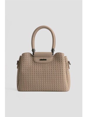 Armine Çanta Örgü 25YD7342 Vizon