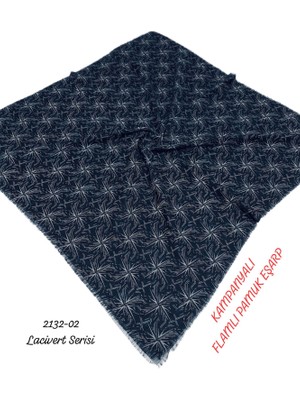 Sedef Kampanyalı Flamlı Pamuk Eşarp