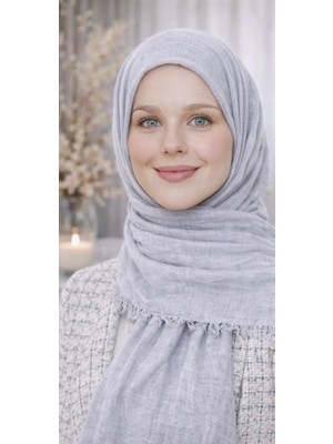 Bonjela Bürümcük Şal Gümüş