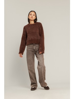 Nisan Triko Bisiklet Yaka Triko Kazak