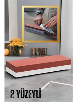 Genel Tedarik Hsnet Bıçak Bileme Taşı 2 Yüzey - EMTHBA2989-4660
