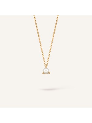 Aja Little Pearl Inci Kolye | 14 Ayar Altın