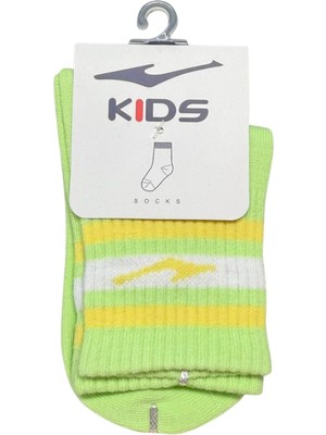 Erke Açık Sarı Yeşil Unisex Yarım Çorap Model Kodu: ( 75323112076504-18)