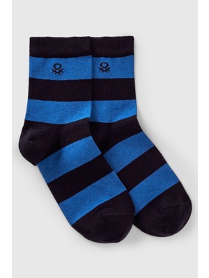 United Colors Of Benetton Mix Unisex U_pamuk Karışımlı Desenli Logo Detaylı Çorap Model Kodu: ( 6AO427038909)