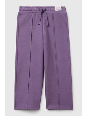 United Colors Of Benetton Mor Kadın / Kız Kk_dikiş Detaylı Beli Büzgü Ipli Bol Paça Eşofman Altı Model Kodu: ( 3NBMGF04Y1V4)