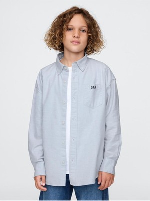 Mavi Erkek Gap Frch Logo Oxford Gomlek Model Kodu: ( 605359001MAVİ)