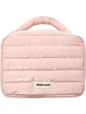  Ecrou Tutma Askılı Dikdörtgen Pudra Makyaj Çantası