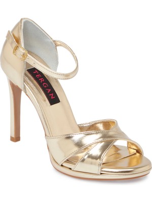 Tergan Dore Vegan Kadın Topuklu Ayakkabı - K25Y1AY67811-C34