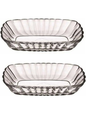 PremiumPort Şık 2'li Mezze Çerezlik Kase Seti, 157X101 Mm, Modern Tasarım