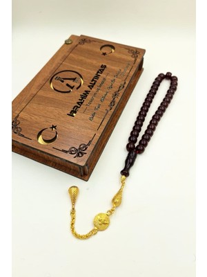 İbrahim Altıntaş Katalin Koyu Kahverengi Fıçı Kesim Tespih