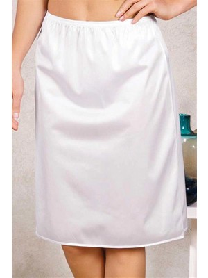 Aria's Closet Arias Closet Polyamid Kumaşlı Diz Altı Uzun Etek Altı Jüpon