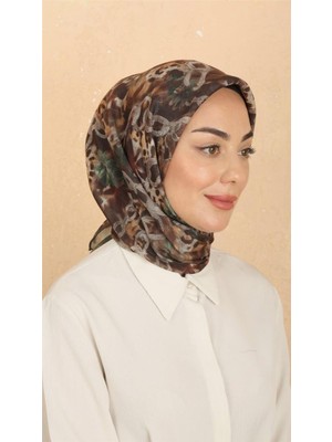 Lo'cella Pamuklu Soft Eşarp 4529-11 Kahve