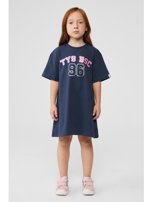 Tyess BSC Bg Store Kız Çocuk Lacivert Elbise