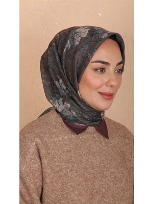 Lo'cella Pamuklu Soft Eşarp 4532-8 Koyu Yeşil