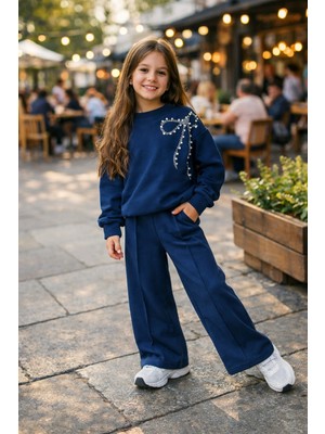 Miviko Kız Çocuk Takımı Mevsimlik  2iplikli  Fulll Ikralı  Pamuklu Kumaş  Süper  Kalite Li