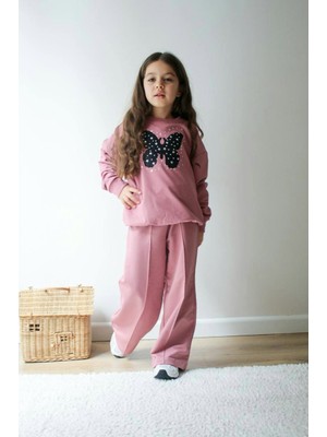 Miviko Kız Çocuk Takımı Mevsimlik  2iplikli  Fulll Ikralı  Pamuklu Kumaş  Süper  Kalite Li