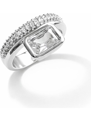 Venüs Design Çelik Taşlı Yüzük (Ayarlanabilirdir)