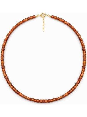 Garnet Doğal Taş Kolye