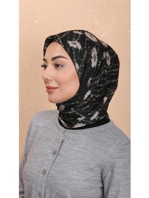 Lo'cella Pamuklu Soft Eşarp 4531-2 Siyah