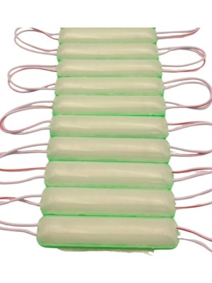 Powerr Led Aydınlatma 20 Adet 12 Volt 1.8 Watt Yeşil Neon Cob LED Modül IP65