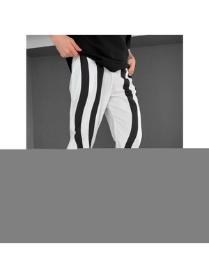 Pilelistore- Paraşüt Kumaş Eşofman - Beyaz